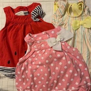 First impressions baby onsies